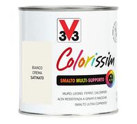 V33 Smalto Multisupporto Colorissim Bianco Crema 0.5 L