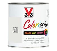 V33 Smalto Multisupporto Colorissim Bianco Ghiaccio 0.5 L