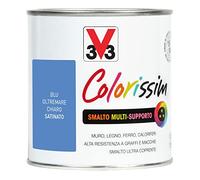 V33 Smalto Multisupporto Colorissim Blu Oltremare Chiaro 0.5 L