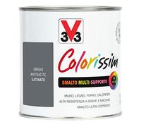 V33 Smalto Multisupporto Colorissim Grigio Antracite 0.5 L