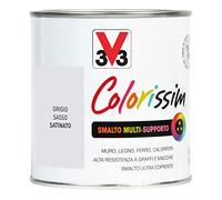 V33 Smalto Multisupporto Colorissim Grigio Sasso 0.5 L