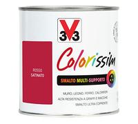 V33 Smalto Multisupporto Colorissim Rosso 0.5 L