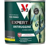 V33 DIMARCOLOR EXPERT SMALTO ANTIRUGGINE ALTA PROTEZIONE SPECIALE FERRO 500 ML. TUTTI I COLORI (Antracite Micaceo)