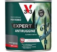 V33 Smalto per Ferro Antiruggine Expert Grigio Antracite 0,5L