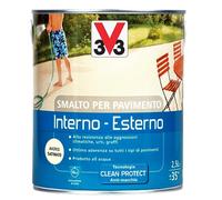V33 Smalto per Pavimenti Interno o Esterno Avorio 2,5 L