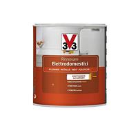 V33 Smalto Rinnovare Elettrodomestici, Grigio Carbonato Satinato, 0.5 l