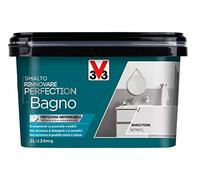V33 Smalto Rinnovare Perfection Bagno Bianco Piuma Satinato 2L