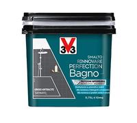 V33 SMALTO RINNOVARE PERFECTION BAGNO Grigio Antracite Satinato 0,75 L