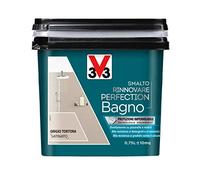 V33 SMALTO RINNOVARE PERFECTION BAGNO Grigio Tortora Satinato 0,75 L