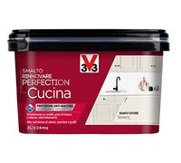 V33 Smalto Rinnovare Perfection Cucina Bianco Cotone Satinato 2 L