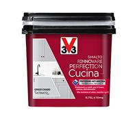 V33 Smalto Rinnovare Perfection Cucina Grigio Chiaro Satinato 0,75 L