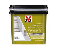 V33 Smalto Rinnovare Perfection Pavimenti Bianco Satinato 0,75 L