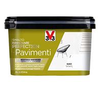 V33 Smalto Rinnovare Perfection Pavimenti Bianco Satinato 2 L