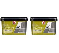 V33 SMALTO RINNOVARE PERFECTION PAVIMENTI Grigio Carbonato Satinato 2 L (Confezione da 2)