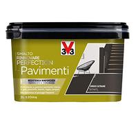 V33 Smalto Rinnovare Perfection Pavimenti Grigio Catrame Satinato 2L