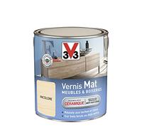 V33 Vernice per interni opaca, mobili e legno, incolore, 2,5 l
