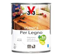 V33 Vernice per Legno Incolore Brillante 1L