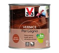 V33 Vernice per Legno Mogano Brillante 0,5 L