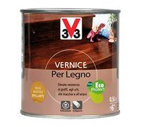 V33 Vernice per Legno Noce Rustico Brillante 0,5L