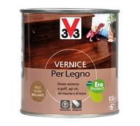 V33 Vernice per Legno Noce Scuro Birllante 0,5L