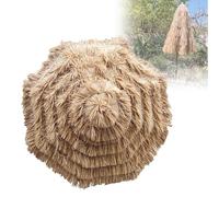 V3VOGUE 2,7M/3M Telo di Ricambio per Ombrellone da Giardino, in Paglia, 8 Stecche, UPF 30+ Impermeabile Copertura per Ombrellone Tela di Ricambio Baldacchino per Patio, Balcone, Spiaggia(3M)