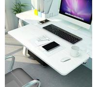 V3VOGUE Vassoio Pieghevole per Tastiera 55x25 65x25 75x25cm Prolunga Ergonomica per Scrivania, Supporto per Braccio Gomito, Migliora Il Comfort, Estensione da Scrivania con C-Morsetto
