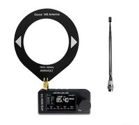 V4 per ATS SI4732 Full-Band per ricevitore radio DSP, ricevitore multi-banda AM/FM/LSB/USB con circuito Hi-Z ad alta impedenza integrato e antenna telescopica per avventure all'aperto e viaggi (ABS)
