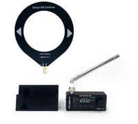 V4 SI4732 Ricevitore radio DSP-onde corte a tutte le bande con controller ESP32-S3, antenna ad alta impedenza, modalità FM AM SSB LSB, schermo IPS da 1,9 pollici, altoparlante integrato, nero