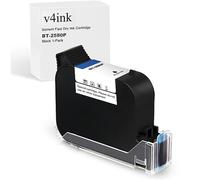 v4ink BT-2580P Sostituzione della cartuccia d'inchiostro nero originale a solvente ad asciugatura rapida compatibile per stampante a getto d'inchiostro portatile BENTSAI BT-HH6105B2, BT-HH6105B3, B10