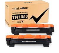 v4ink TN1050 Compatibili Cartucce di Toner Sostituzione per Brother TN1050 per Brother HL-1110 HL-1112 HL-1210W DCP-1510 DCP-1512 DCP-1610W MFC-1810 MFC-1910 MFC-1910W - (Nero, 1,000 Pages)