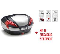 V56N GIVI BAULETTO POST 56LT + SUPPORTO per BMW R 1200 RT 2010 2011 2012 2013