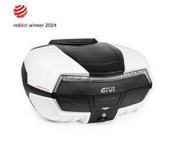 V58WLTD - Valigia Bauletto Givi V58 MAXIA5 LE catadiottro trasparente Nero 58lt
