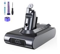V6 Batteria per Dyson V6 Batteria di Ricambio con Schermo di Stato della