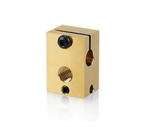 V6 Blocco riscaldato Alluminio Rame placcato ottone PT100 V6 Parti della stampante 3D del blocco riscaldante Ricambi e accessori per stampanti 3D