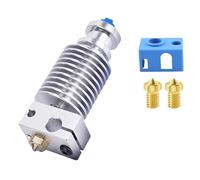 V6 Hotend bimetallico in acciaio inossidabile PTFE Heatbreak Bowden Direct Print J-head compatibile con stampante 3D da 1,75 mm Prusai3 Vo-ron 2.4 Extruder(Quality Hotend kit)