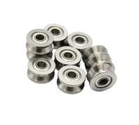 V623ZZ Cuscinetti a rulli con scanalatura a V, 3 * 12 * 4 mm, puleggia for macchina da ricamo, 5 pezzi/lotto