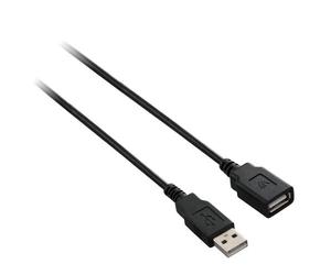 V7 Cavo prolunga USB nero da USB 2.0 A femmina a USB 2.0 A maschio 1.8m 6ft NEW