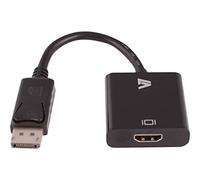 V7 CBLDPHD-1N Video Adapter DisplayPort/HDMI 19 Pin HDMI Type A (F) to 20 Pin DisplayPort (M), Black