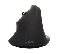 V7 Mouse Ergonomico Verticale 2.4 Ghz per Mano Sinistra MW400L - Nero - Connettività Wireless - Interfaccia USB