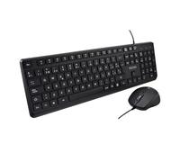 V7 Tastiera e mouse CKU350ES neri QWERTY spagnoli