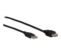 V7 -USB2AA-09 cavo USB 3 m USB A Nero