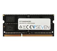 V7 4GB DDR3 PC3-10600 - 1333mhz SO DIMM Notebook Módulo de memoria V7106004GBS