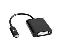 V7 USB-C maschio a DVI-D femminile nero dell'adattatore