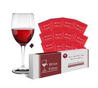 V7T7V7 Filtri al solfito di vino per rimuovere solfiti e istamina, eliminare il mal di testa, purificatore a bacchetta di vino riduce le allergie al vino, regali per feste d'amore per uomini e donne
