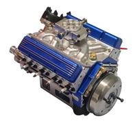 V8 Engine Model, Mechanical Decor Piece, Realistic Motor Display, Resin Construction Ornament, Desktop Living Room, Lightweight, Home Shelf, Collectible Engine, for Gift Idea
