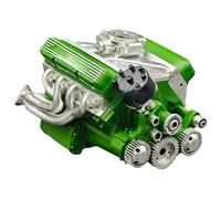 V8 Engine Model, Mechanical Decor Piece, Realistic Motor Display, Resin Construction Ornament, Desktop Living Room, Lightweight, Home Shelf, Collectible Engine, for Gift Idea
