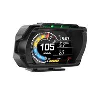 V80 Cruscotto Head Up Display OBD2 HUD Chilometraggio Totale Logo Auto Turbo Boost Allarme Di Sicurezza Temperatura Acqua E Olio RPM