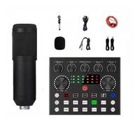 V8S Audio Mixer Live Voice Changer Scheda audio esterna, colore: set di triangol