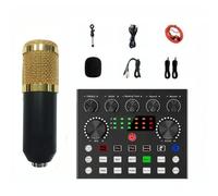 V8S Audio Mixer Live Voice Changer Scheda audio esterna, colore: set di triangol