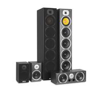 V9B Set Altoparlanti Surround 5 Casse 440W RMS nero